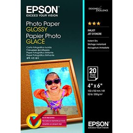 Epson 4 inch x 6 inch Photo Paper Glossy - 20 Sheets (200gsm), C13S042546