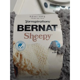 Bernat Sheepy Yarn VAPOR GREY 8.8oz-250 gr 100 % Nylon