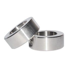 Shaft Collar Set Screw 2"Silvery 304 Stainless Steel（2Pcs ）