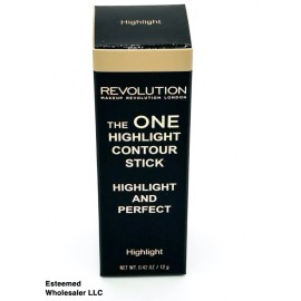 MAKEUP REVOLUTION The One Highlight Contour Stick Highlight & Perfect 0.42oz