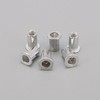 Unxuey Pack of 100 M5 Aluminium Alloy Rivet Nuts Knurled
