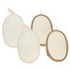 BIUDECO Bathing Loofah Sponges Set of 4 Body Scrubbers Exfoliating