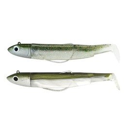 Fiiish Double Combo Off Shore Black Minnow No.2-9cm - 10g - Kaki - Ghost Minnow - BM3012