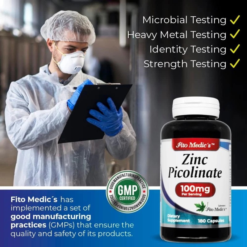 FITO MEDIC'S LAB | zinc supplements | zinc 100mg |