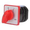 Changeover Switch PC Flame Retardant Combination Selector Switch 2 Sections