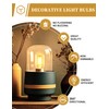 4 Pack LED Edison Bulbs, 4W Edison Light Bulbs, Antique