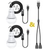 VTpower 2 Pack USB LED Camping Light 5W, Portable LED