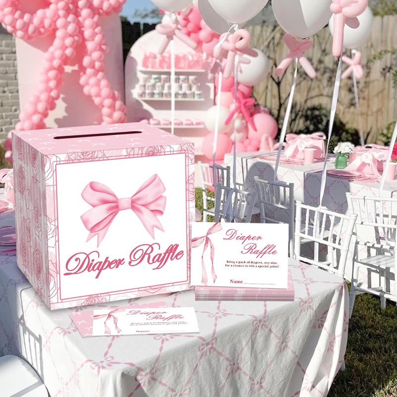 Mecholey Bow Baby Shower Decoration