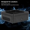 Smokeless Ashtray Gray Home Office Desktop USB Charging Large Air