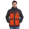Venustas Heated Jacket for Men with Battery Pack, Water Repellent