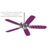Stripes Pink - Ceiling Fan Skin Kit fits most 42