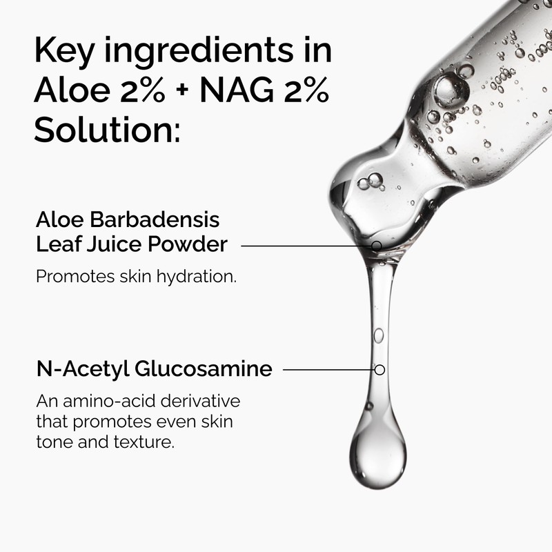 The Ordinary Aloe 2% + NAG 2% Solution, Soothes Skin