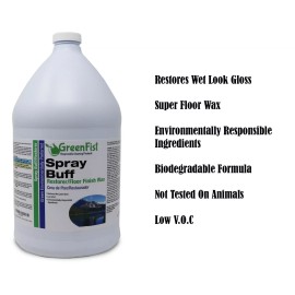GreenFist Spray Buff Restorer Renewing Floor Finish Wax Polisher Buffer 1 Gallon
