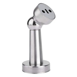 2 Pcs Door Stopper, Stainless Steel Soft-Catch Magnetic Door Stop Bright Silver Door Stopper with Catch Screw Mount