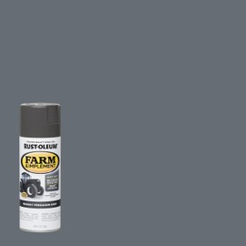 Rust-Oleum 280133 Farm & Implement Spray Paint, 12 oz, Massey Ferguson Gray, (Pack of 1)