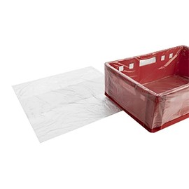 VEPATIM Pack of 100 Side Gusset Bags 600 x 400 x 600 mm High Transparent 10 µm