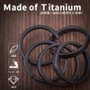 TIMULTI Titanium Key Holder Ring Lightweight Side Pushing Design 4