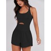 ANRABESS Womens Athletic Workout Romper Summer Running Exercise Jumpsuits One