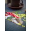 Vervaco Table Runner Cross Stitch Kit Hedgehog with Ferns Embroidery
