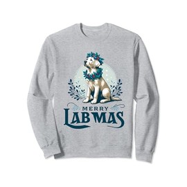 Festive Labrador Puppy Christmas Sweatshirt