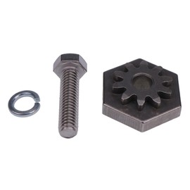 DUDSN Deck Adjustment Gear Kit 917-04074 717-04074 717-1553 717-1553A Compatible With Cub Cadet MTD Troy-Bilt Craftsman Ryobi Yard Machines 710-0528 Hex Screw & 936-0119 5/16 Lock Washer