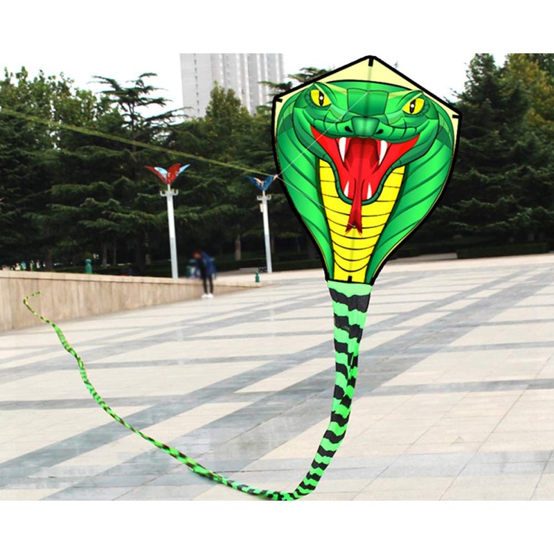 HENGDA KITE for Kids 26.2Ft Large Power Cobra Snake Kites