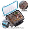 Dr.Fish Fly Fishing Box Flies Case Jig Box Waterproof Lightweight