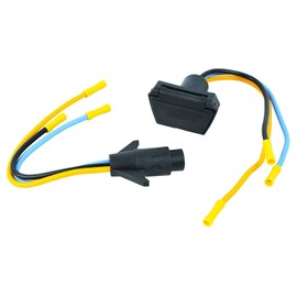 Attwood 7622-7 3-Wire 12V/24V Trolling Motor Connector, 10 Gauge