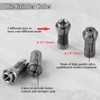 LEONTOOL 4 Pcs Die Grinder Collet Grinding Machine Clamping Collet