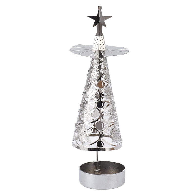 Spinning Candle Holder Rotating Candlestick Set for Romantic Wedding Christmas