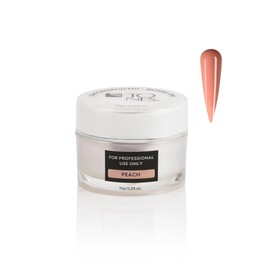 TONES Nail Builder Gel - Premium Self Leveling Builder Gel and Nail Extension Gel for Professional Nail Design - Salon-Quality LED and UV Nail Building Gel - (0.5 Fl Oz, Peach)