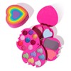 Mebtmel Heart Shape for Kids Makeup Kit, Real, Non Toxic,