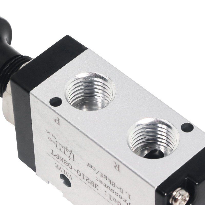 GCESSOIRY 1/4" NPT 3 Ways 2 Positions Air Hand Lever