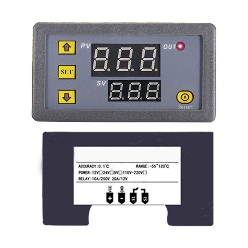 Temperature Controller Module, ‑50‑110℃ High Accuracy Digital Display Thermostat for