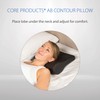 Core Products AB Contour Cervical Support Pillow, Vinyl - Black