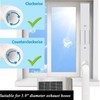 Portable Air Conditioner Window Seal Kit with Coupler,Adjustable Vertical/Horizontal Sliding