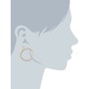 Anne Klein Classics Gold-Tone Wide Hoop Clip-On Earrings