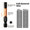 GrenPRO Allen Wrench Drill Bit Set，Impact Hex Head Screwdriver Bit