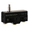 Baomain 2PCS Z-15GS-B3 General Purpose Basic Switch, Slim Spring Plunger,