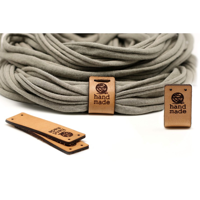 Handmade Leather Labels Model D - (Pack of 30 -