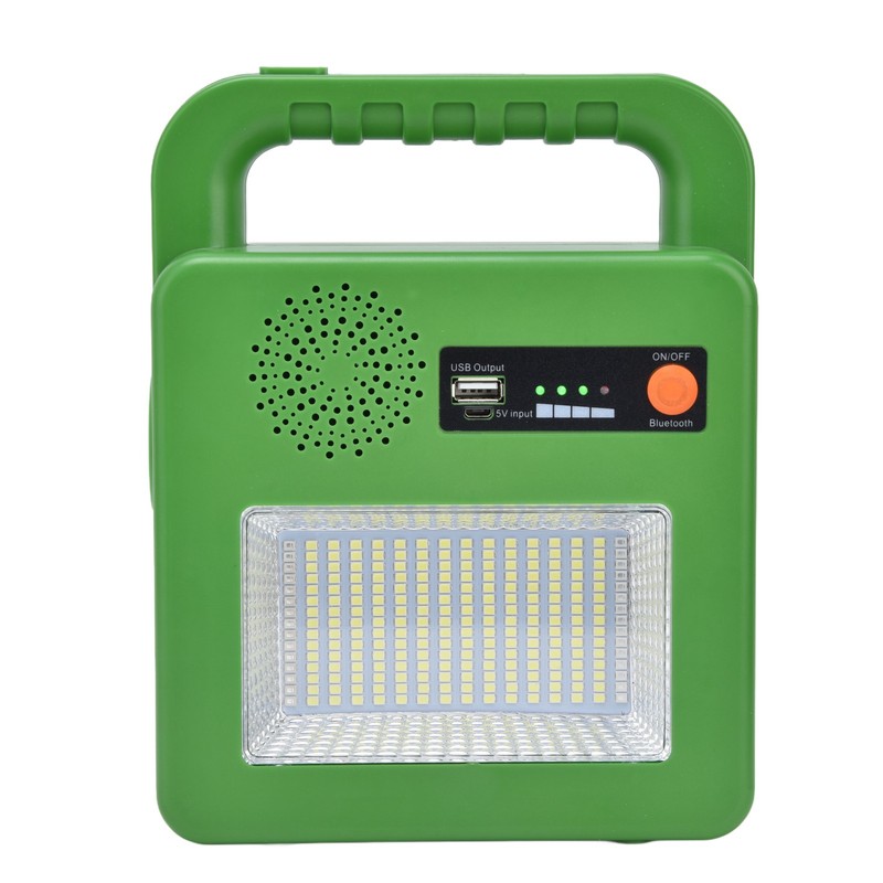 LED Flashlight with Bluetooth Speaker 5 Mode Emergency Flashlight Solar