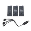 1200mah Lithium Battery Black Strong Protection 3.7V High Conversion for