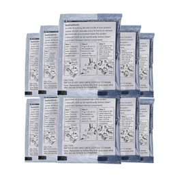 True & Tidy® Garment Steamer Descaler Packets Decalcifier for Removing Mineral Deposits and Build-up, Great for Maintenance, Compatible with Any Garment Steamer Brand, 10 packs