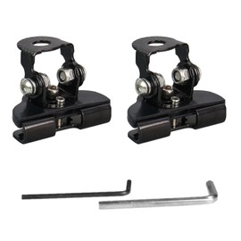 LLII - 2 soportes de luz para montaje en capó, soportes de montaje de barra de luz LED, 304 soportes de montaje de pilar ajustable de acero inoxidable, soporte de fijación para J-eep Off Road Car