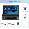 Motorsi Single Din Car Stereo Audio with Carplay Android Auto