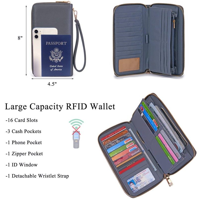 Large Crossbody Bags Ladies Shoulder Handbags Purse and Wallet Set