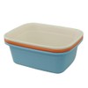 Fosly 3-pack Colored Rectangular Plastic Washing Up Bowls Basin