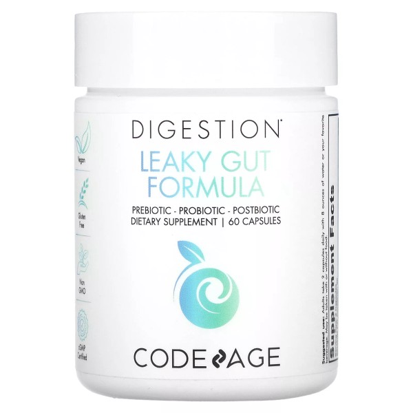 Codeage Digestion, Leaky Gut Formula, 60 Capsules