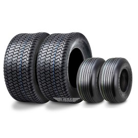 WANDA Set 4 Zero-Turn Lawn Mower Turf Tires 13x5-6 Front & 23x10.5-12 Rear /4PR -13080/13049