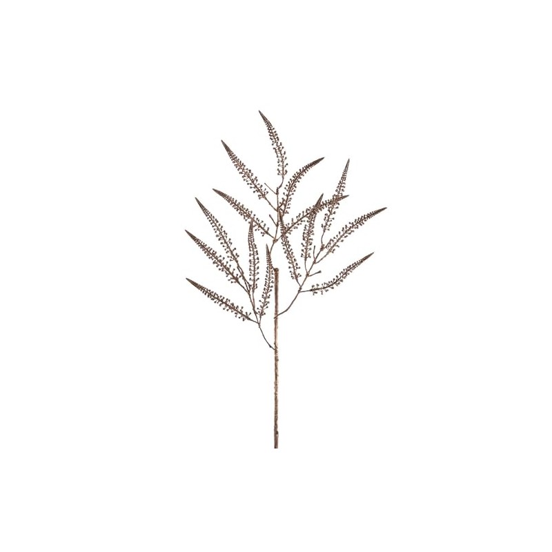 SilksAreForever 37" Metallic Artificial Astilbe Flower Stem -Bronze (Pack of